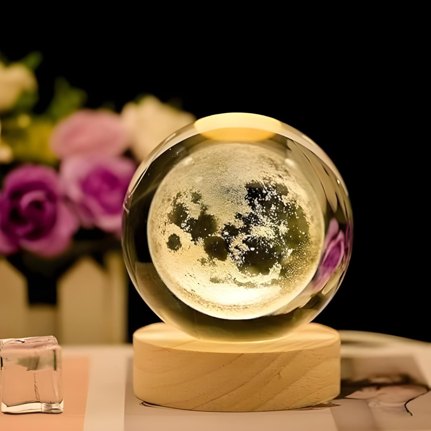 Desidiya Moon Crystal Night Light