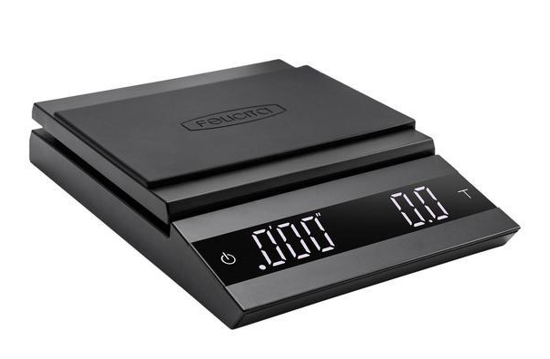 Ваги Felicita Parallel з таймером для кави, висока точність 0.1 г, Bluetooth, зарядка від USB, ідеальні для баристи