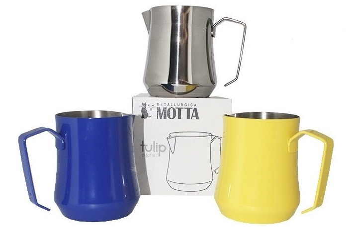 Питчер для молока Motta TULIP 500 мл из нержавящей стали для идеального латте-арта