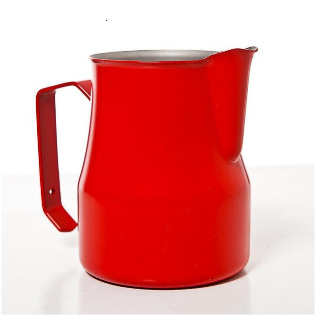 Питчер для латте-арт Motta Europa 500 мл из нержавеющей стали с длинным носиком для идеального вспенивания