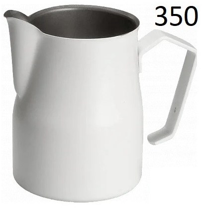 Питчер для латте-арт Motta Europa 350 мл с длинным носиком и нержавеющей стали для идеального вспенивания молока