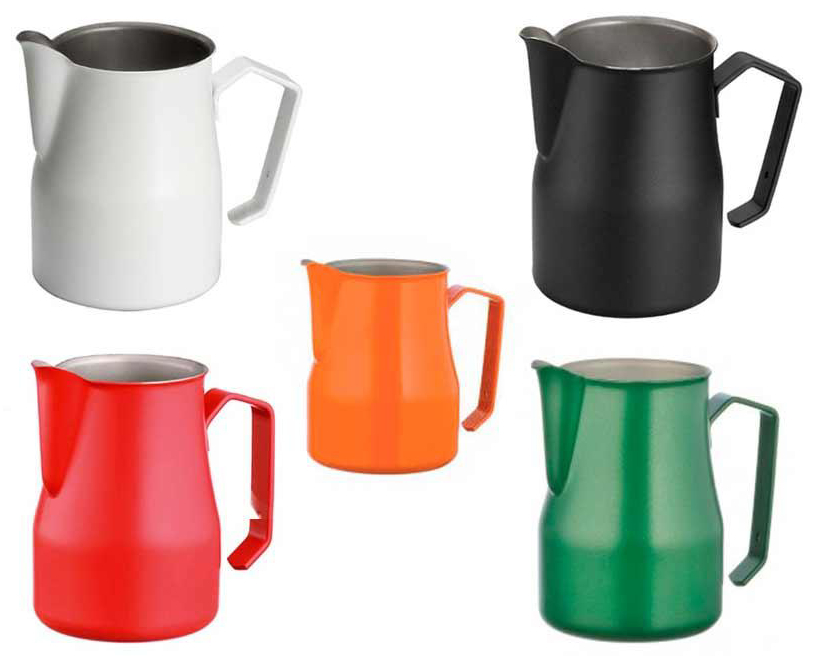 Питчер для латте-арт Motta Europa 350 мл с длинным носиком и нержавеющей стали для идеального вспенивания молока