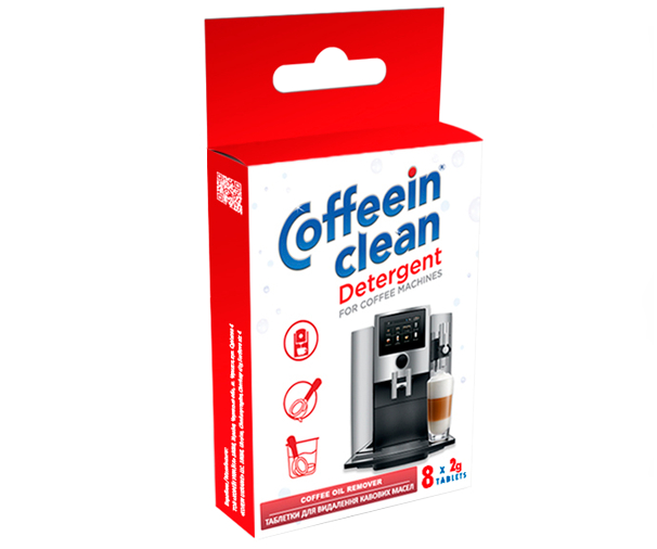 Таблетки для чищення кавомашин від кавових олій Coffeein clean, 8 шт., 2 г – ефективний засіб для догляду за технікою