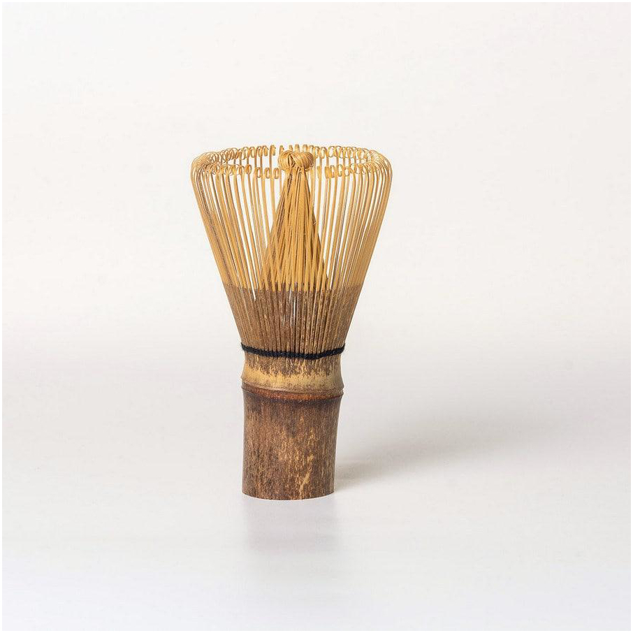 Венчик для матчу з чорного бамбука 76 ворсинок - ідеальний інструмент для збивання порошкового чаю