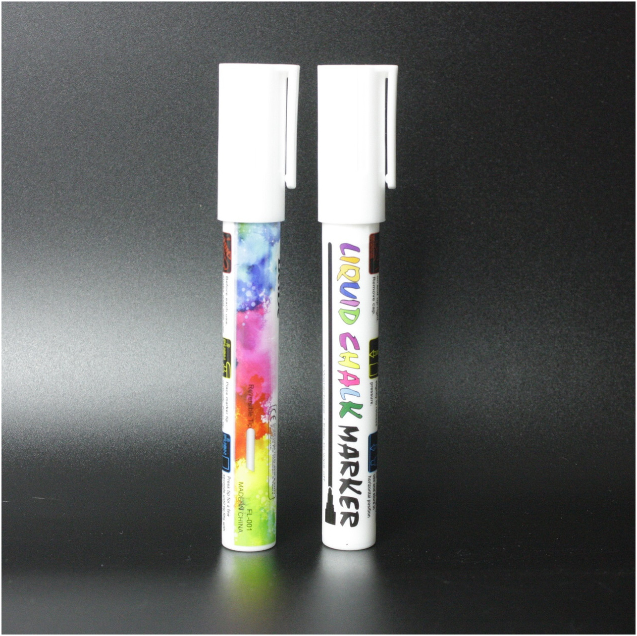 Меловой маркер белый Liquid Chalk для досок, окон и стекла - яркие и четкие записи без пыли