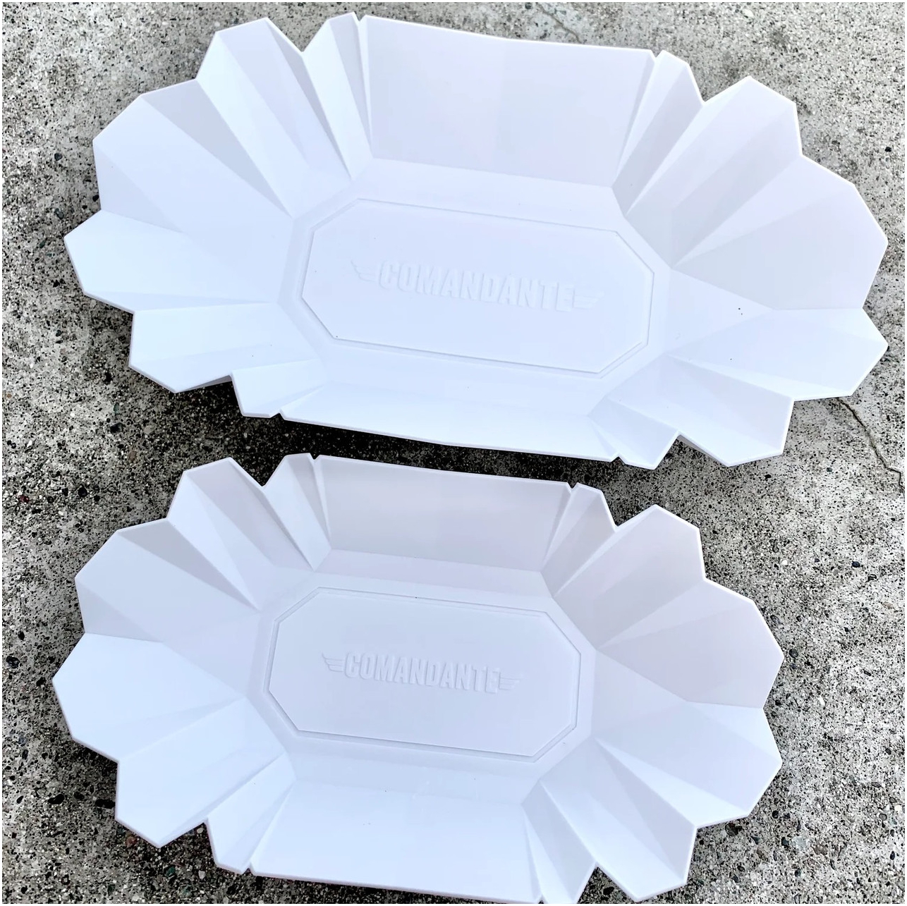 Миска для каппинга кофе 100 г, многоугольный дизайн, воронка для точного насыпания, белая