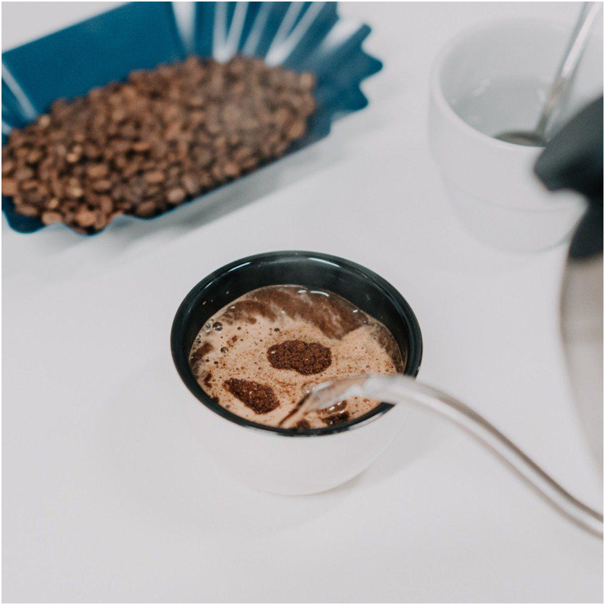 Миска для каппинга кофе Rhino, пластиковый поднос для хранения кофейных зерен, темно-синий, 14x22 см