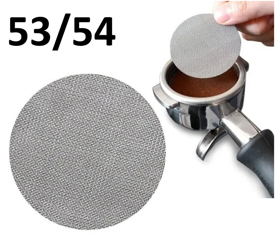 Сито для еспресо 53 мм з нержавіючої сталі з фільтрацією 100 мкм для ідеальної кави в домашніх умовах і кафе