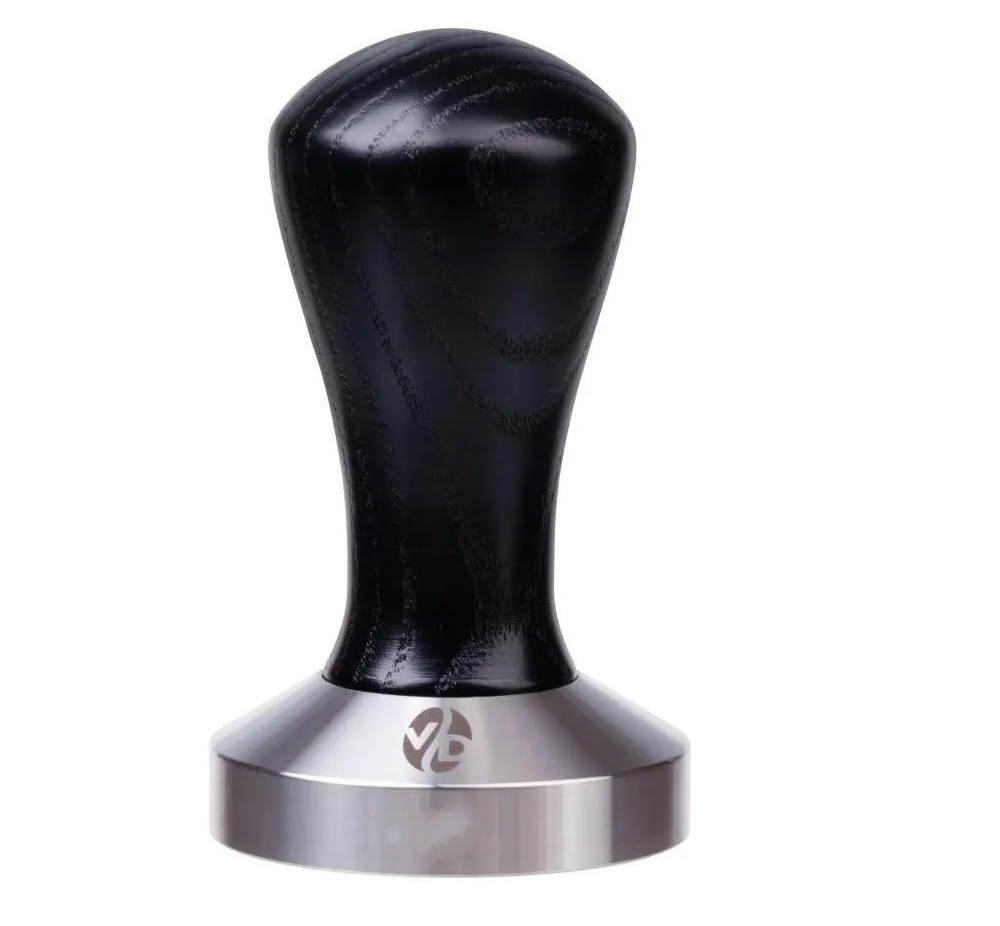 Темпер VD 51 мм для кофе из нержавеющей стали с деревянной ручкой, стильный и надежный аксессуар для кофемашины DeLonghi