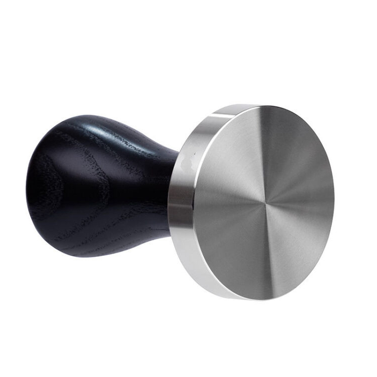 Темпер VD 51 мм для кофе из нержавеющей стали с деревянной ручкой, стильный и надежный аксессуар для кофемашины DeLonghi