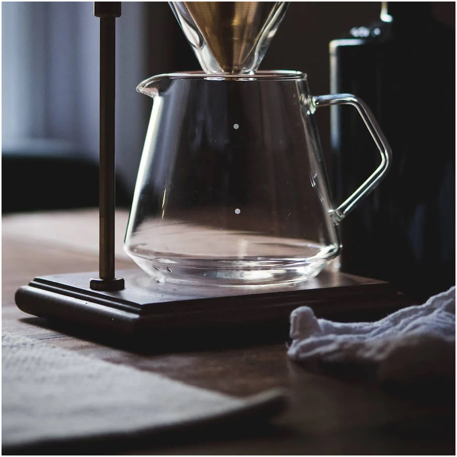 Сервер для кофе Kinto 600 мл из боросиликатного стекла с высоким температурным пределом