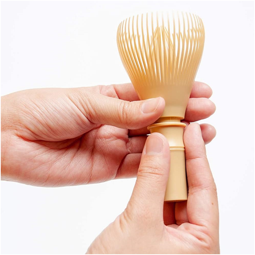 Венчик Часен для матчу з поліпропілену, зносостійкий, світлий - ідеальний інструмент для збивання чаю матчу