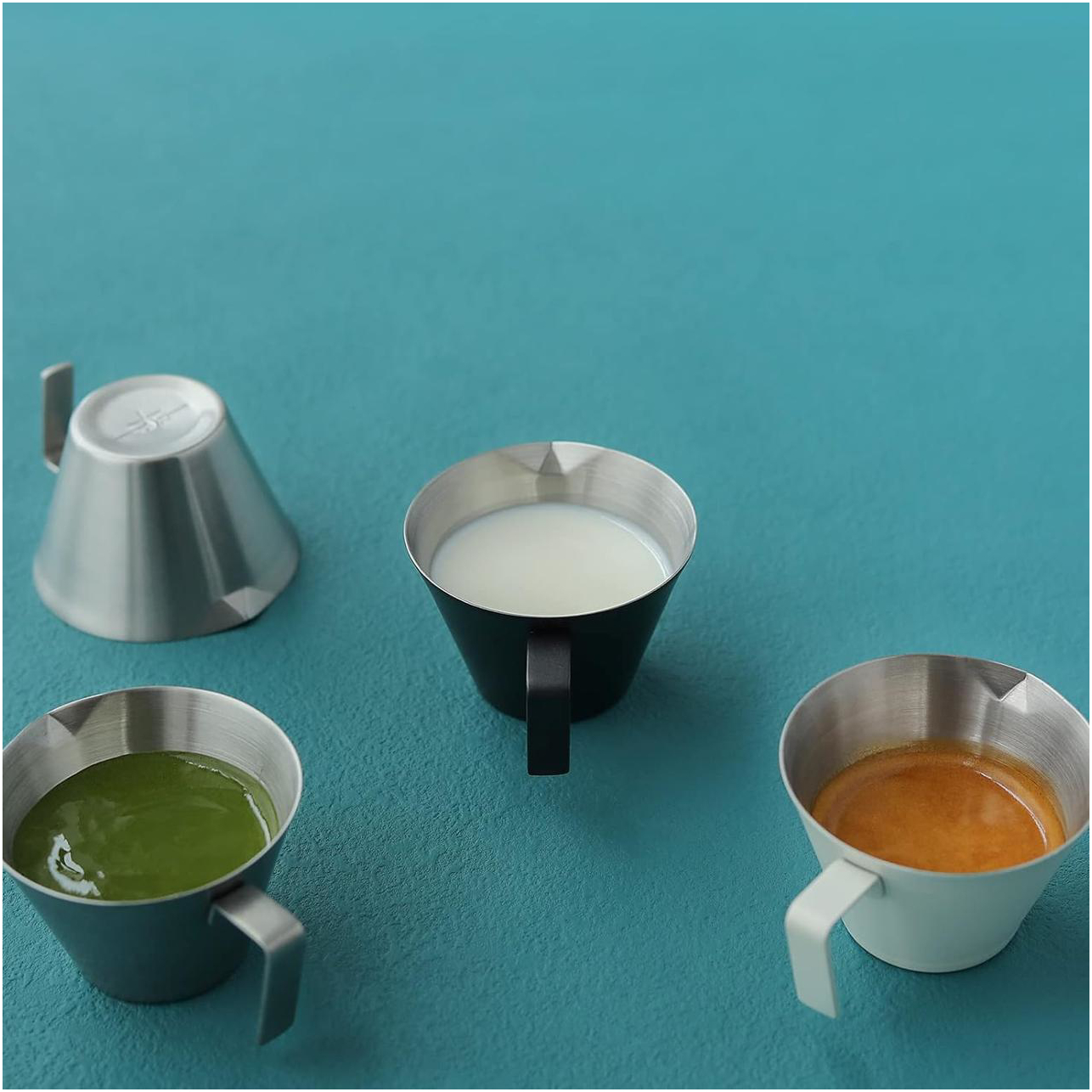 Молочник для эспрессо 100 мл из нержавеющей стали с удобной шкалой и острым носиком для точного наливания