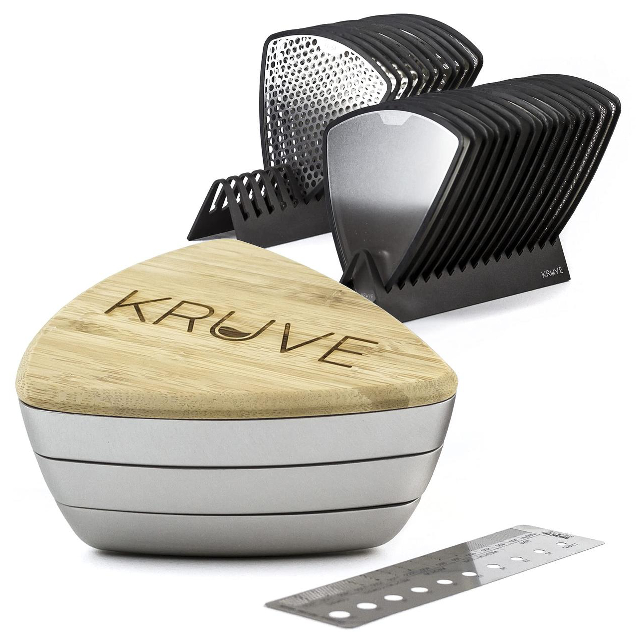 Набор сит для кофе Kruve Sifter MAX: точный контроль размера помола и улучшенный вкус для настоящих ценителей