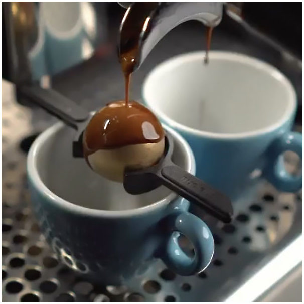 Набор для быстрого охлаждения кофе Nucleus Paragon Espresso с титановыми камнями и креплением для чашки