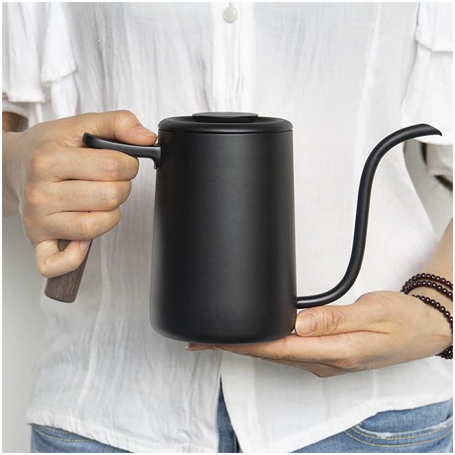 Чайник Timemore Fish Youth 700 мл с узким носиком для точного заваривания кофе