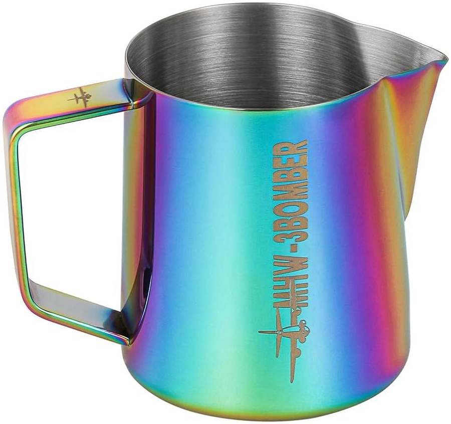 Питчер для латте-арта Multicolor 700 мл с узким носиком для точного наливания MHW-3Bomber