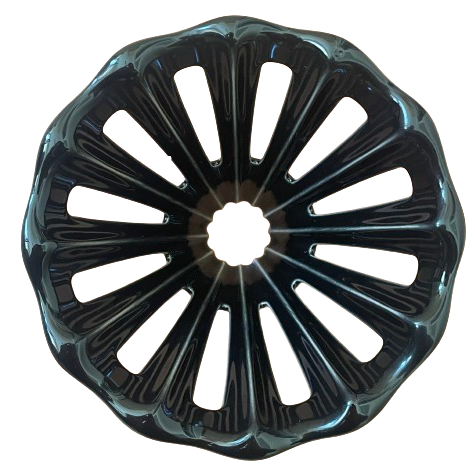 Керамический пуровер для фильтр-кофе с уникальной формой и равномерной экстракцией Dotyk черный 02