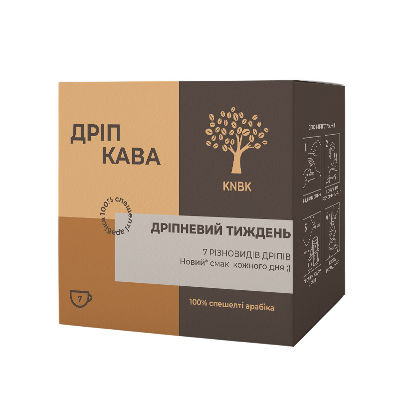 Набор дрип кофе на 7 дней: удобные пакеты для идеальной экстракции и насыщенного вкуса