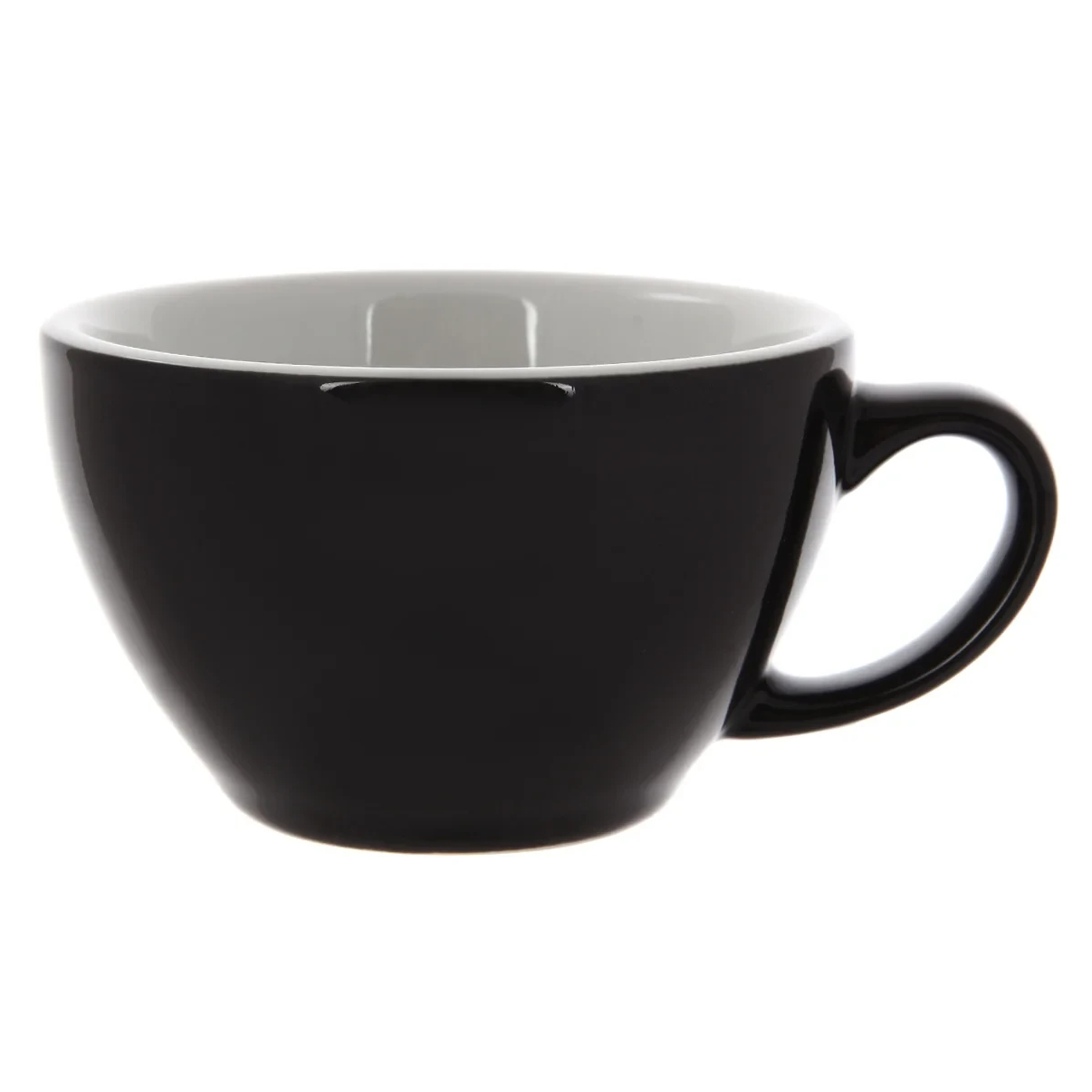 Чашка для еспресо Loveramics Egg чорна 300 мл, порцелянова, з товстими стінками для утримання температури напою