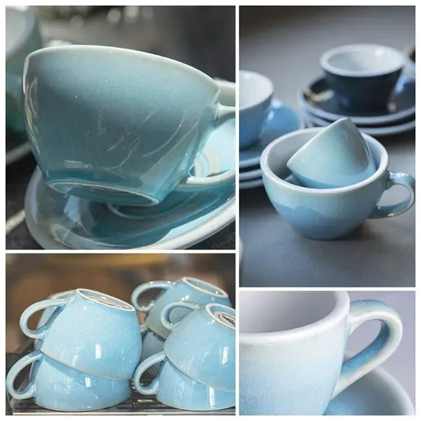 Чашка Loveramics Egg 300 мл Льодяний Блакитний для кави з товстими стінками та приємною круглою формою