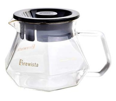 Сервер для кави Brewista X Series 400 мл. Радужний - стильний графин з боросилікатного скла