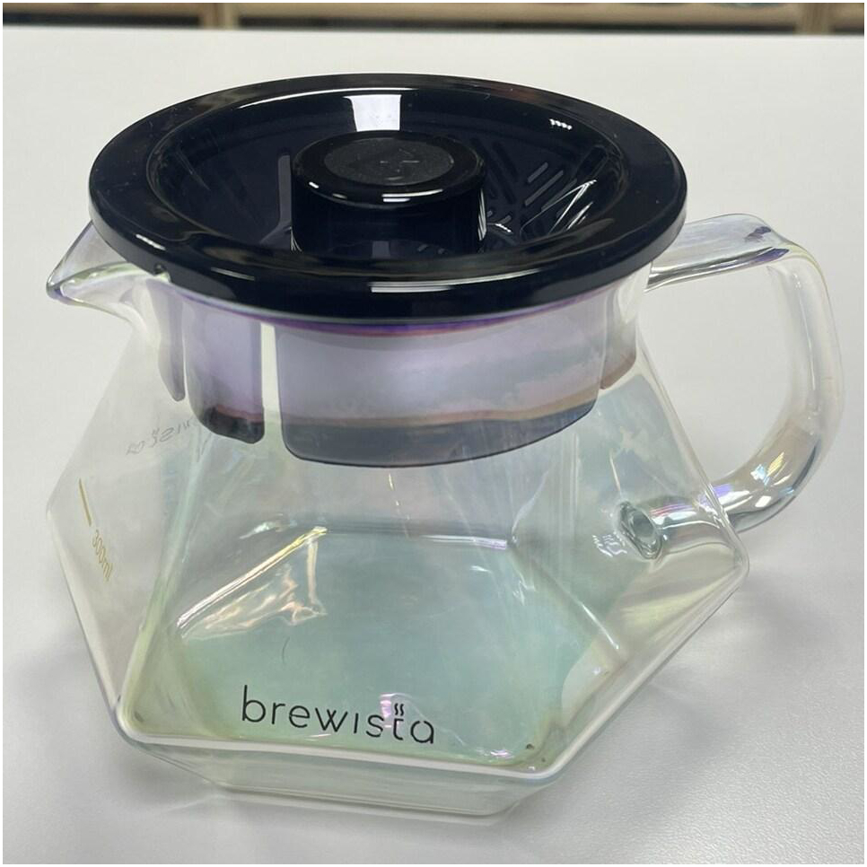 Сервер для кави Brewista X Series 400 мл. Радужний - стильний графин з боросилікатного скла