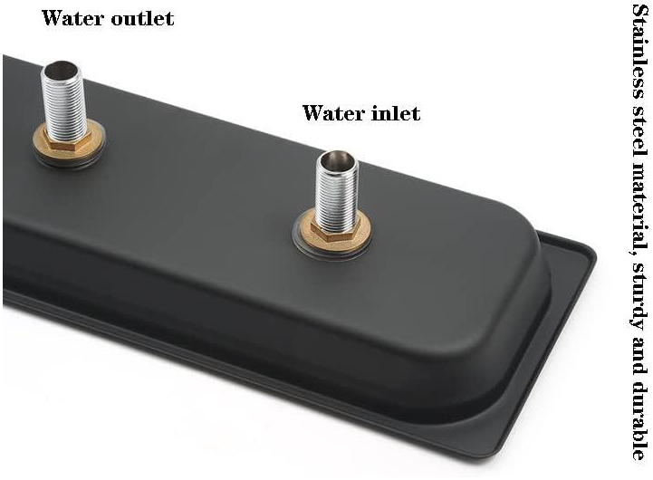 Ринзер для барной посуды Quick Rinse 32х17 см, черный, с распылителем для экономии воды и времени