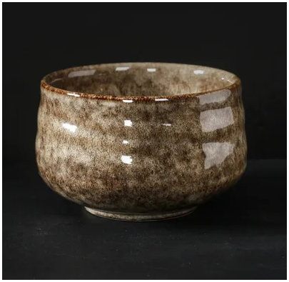 Керамічний Тяван для матчу 550 мл з цікавою текстурою для чайної церемонії