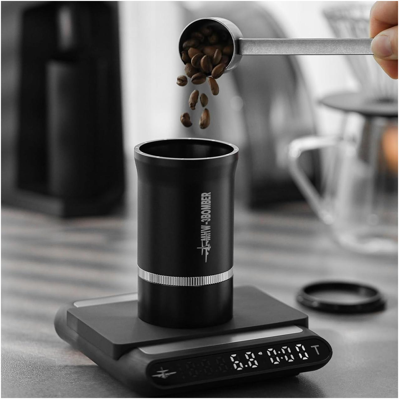 Набір сит для кави 5 в 1 з калібруванням від 0,04 до 1 мм для ідеального помолу MHW-3Bomber