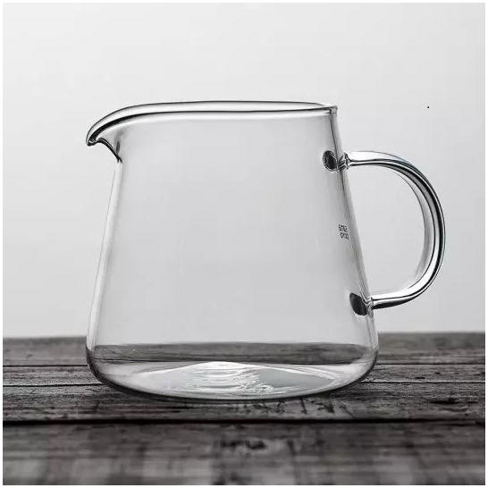 Сервер для кави та чаю Samadoyo 400 мл з боросилікатного скла з термостійкістю