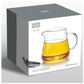 Сервер для кави та чаю Samadoyo 400 мл з боросилікатного скла з термостійкістю