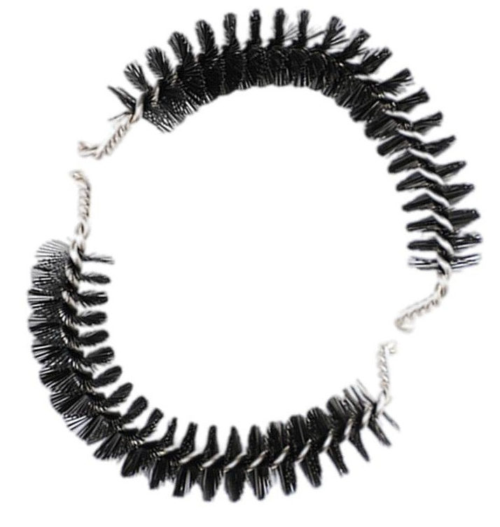 Сменная щетка для чистки кофемашины Brush Cleaner с нейлоновой щетиной и стальным кольцом, диаметр 58 мм