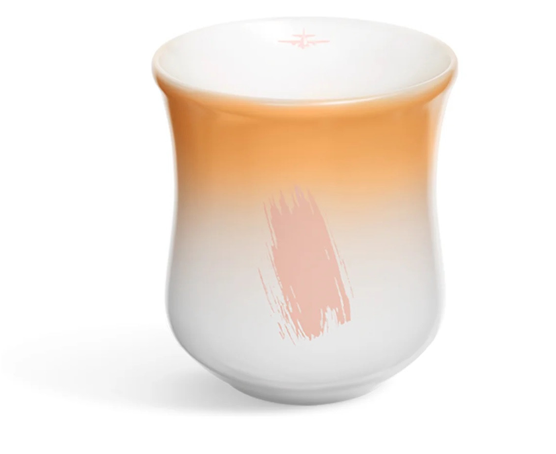 Керамічна чашка для кави Rouge Soft Peach з тонкими стінками, 150 мл, для яскравих смаків і ароматів