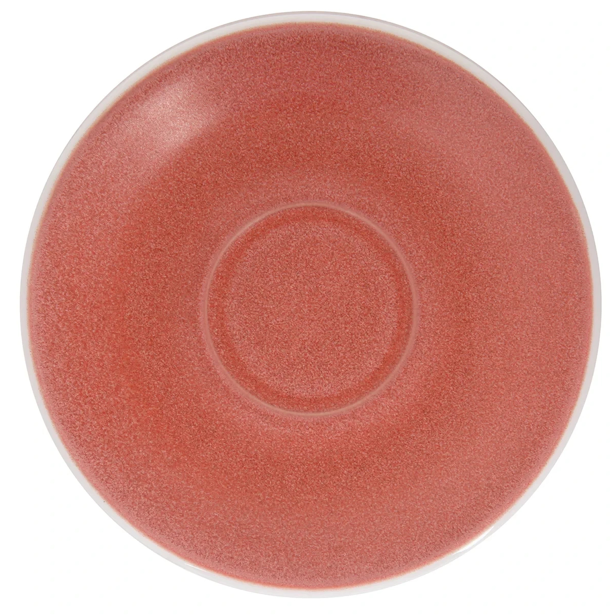 Блюдце з щільного фарфору Loveramics 14,5 см для сервірування, обпал 1300°C, стильний колір quot;Cinnabarquot;