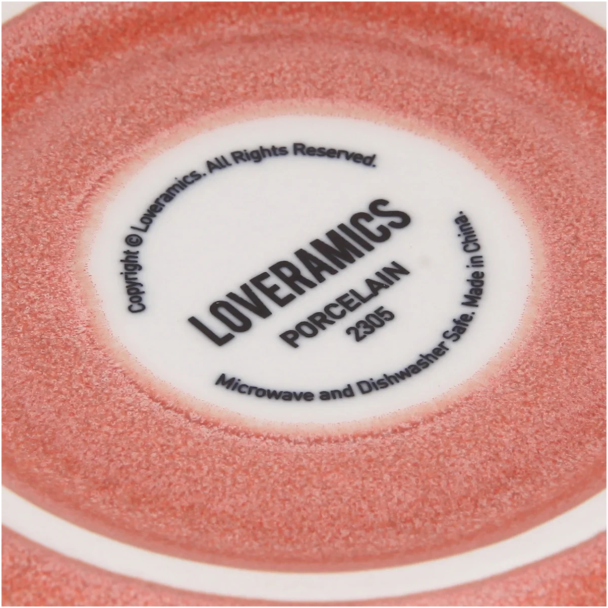 Блюдце з щільного фарфору Loveramics 14,5 см для сервірування, обпал 1300°C, стильний колір quot;Cinnabarquot;