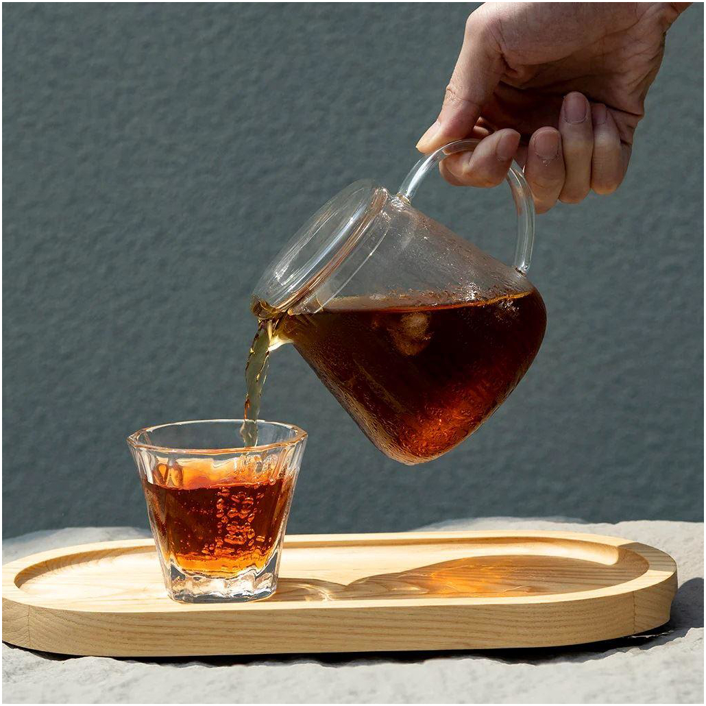 Стильный сервер для кофе и чая Loveramics Brewers Belly, 500 мл, термостойкое боросиликатное стекло