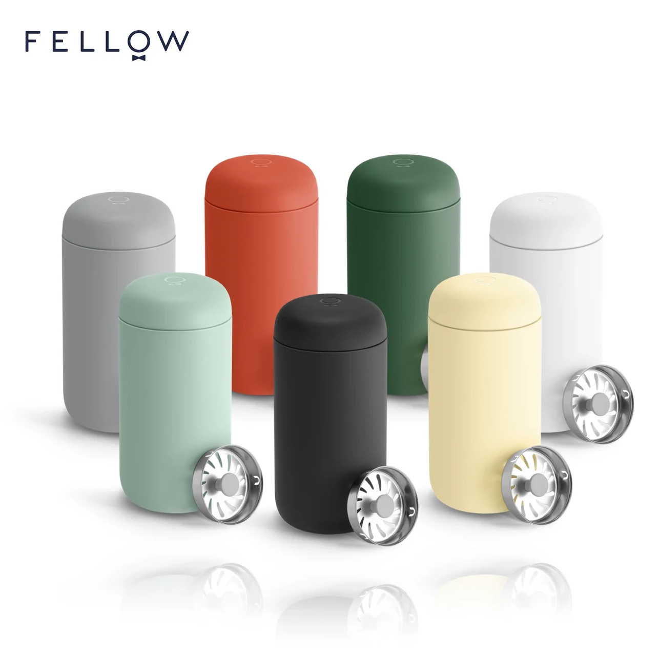 Термос-чашка Fellow Carter Move Mug 355 мл з керамічним покриттям для збереження аромату, зелена