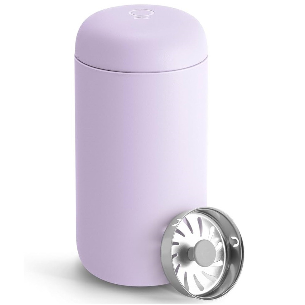 Термос-чашка Fellow Carter Move Mug 355 мл, з керамічним покриттям та захистом від проливання, фіолетова