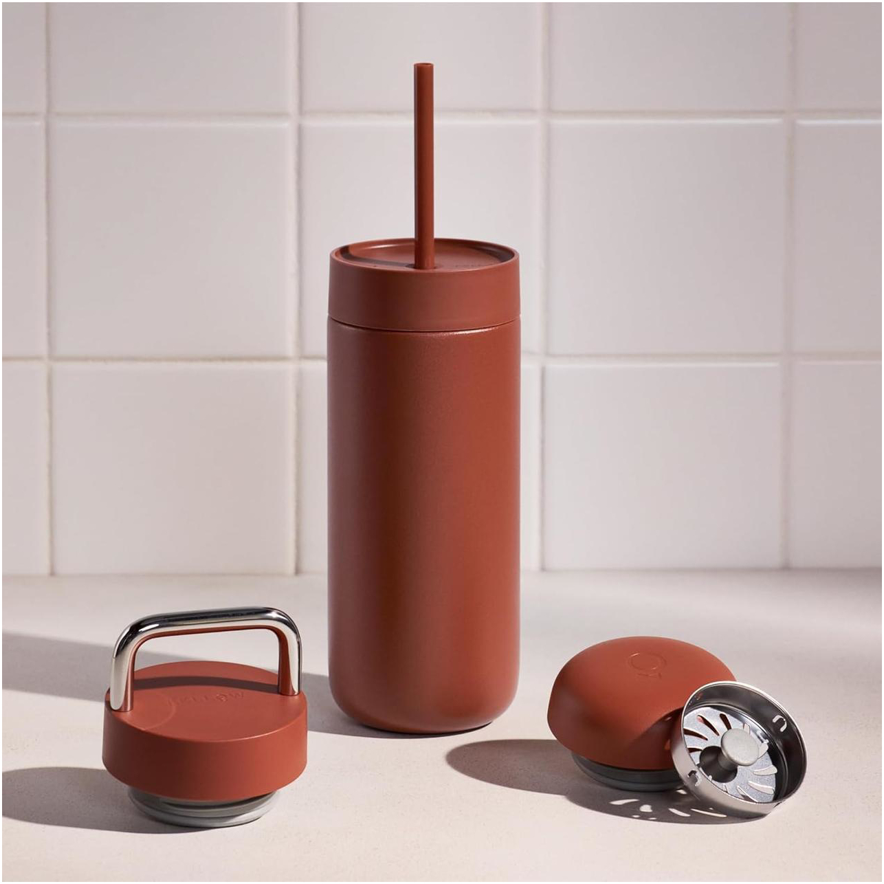 Термос-кубок 3 в 1 Fellow Carter Move Mug 475 мл з вакуумною ізоляцією для гарячих і холодних напоїв