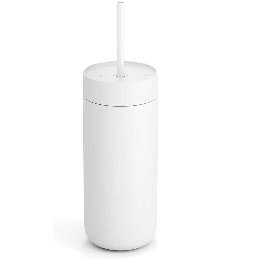 Термос-чашка для холодных напитков Fellow Carter Cold 475 мл с вакуумной изоляцией, белая