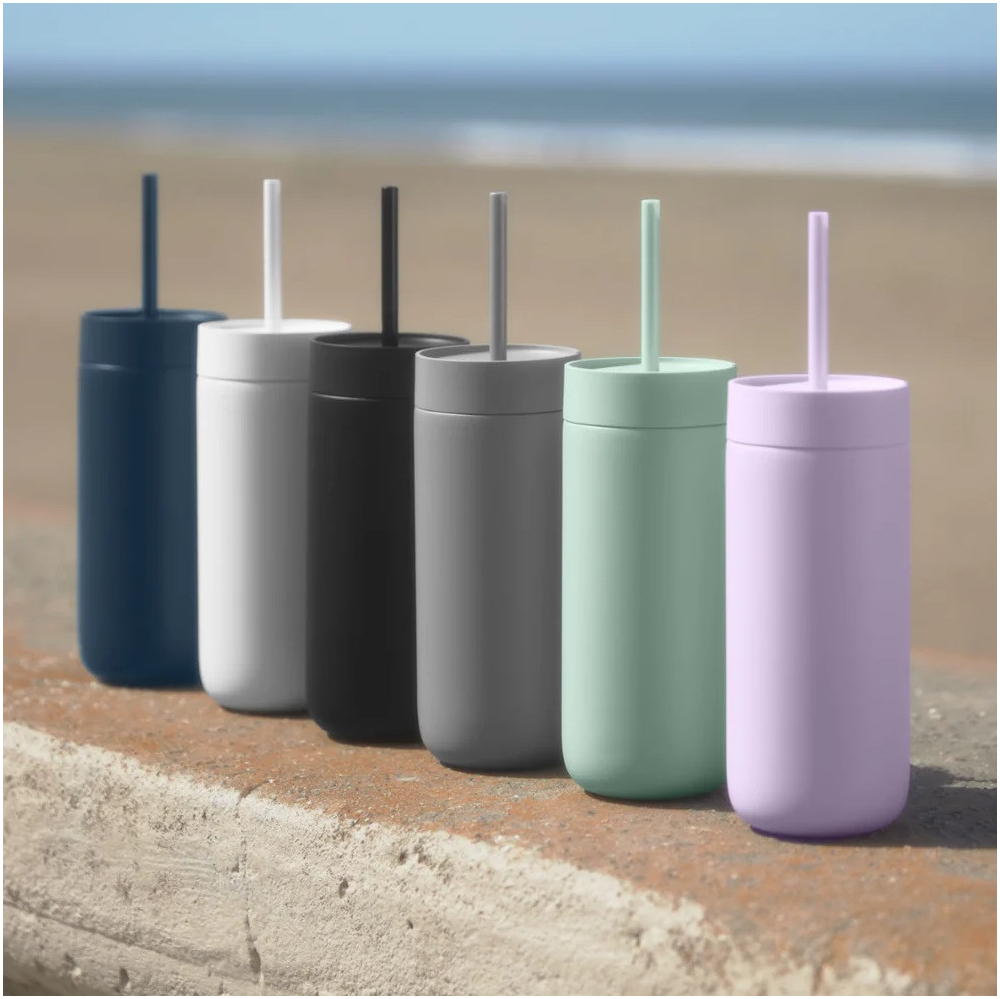 Термос-кубок Fellow Carter Cold 475 мл для холодних напоїв з керамічним покриттям, зберігає холод до 18 годин