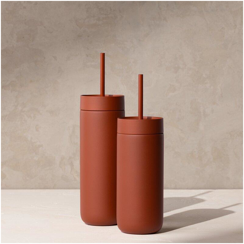 Термос-чашка Fellow Carter Cold 475 мл з керамічним покриттям для холодних напоїв, зберігає холод до 18 годин