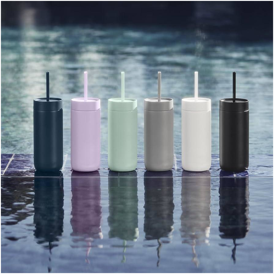 Термос-чашка Fellow Carter Cold 475 мл з керамічним покриттям для холодних напоїв, зберігає холод до 18 годин