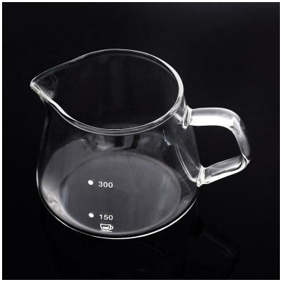 Скляний сервер для кави Margaux, 360 мл, боросилікатне скло, ідеальний для пуровера