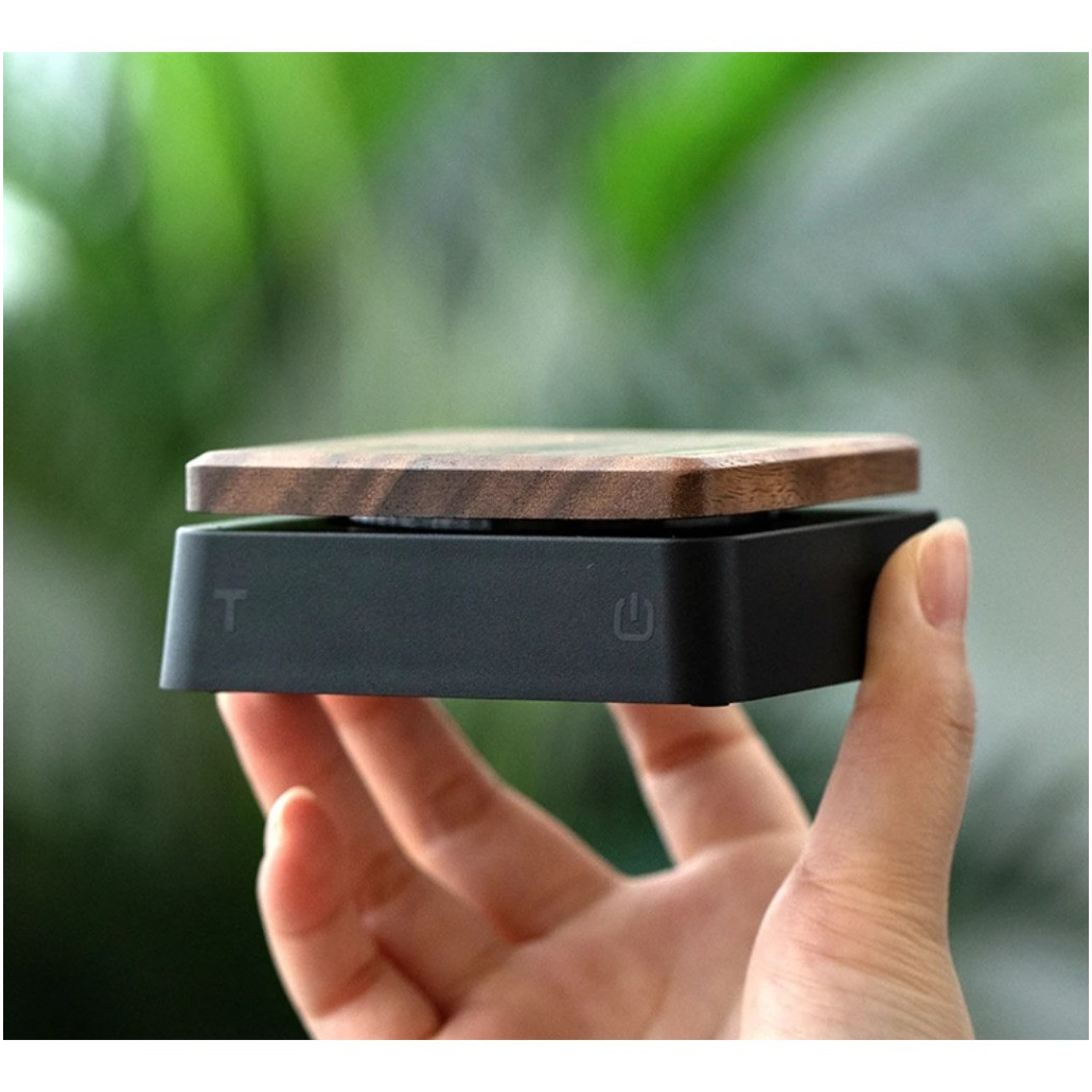 Электронные весы для кофе и чая Solid Wood с точностью 0,1 г и отделкой из ореха