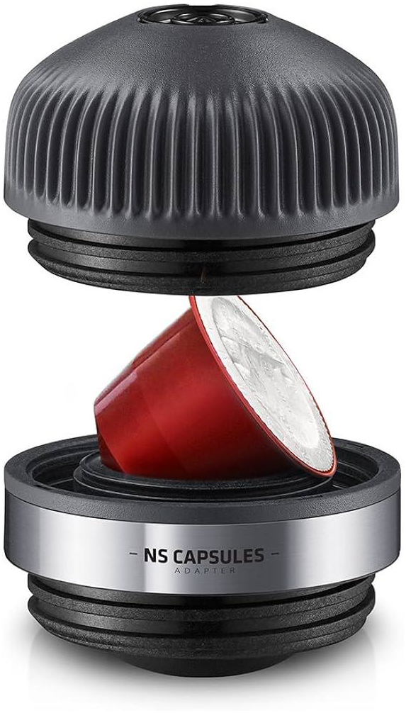 Адаптер для капсул Nespresso для кавоварки Nanopresso, легкий і компактний, чорний