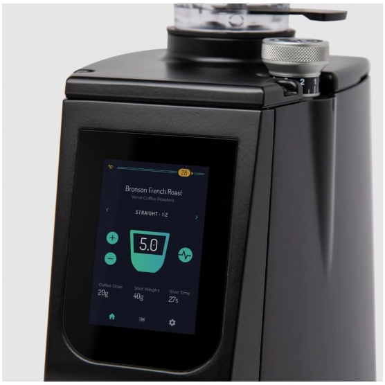 Кавомолка Eureka Atom Touch 65 з плоскими жорнами 65 мм та безступінчатою регулюванням помолу