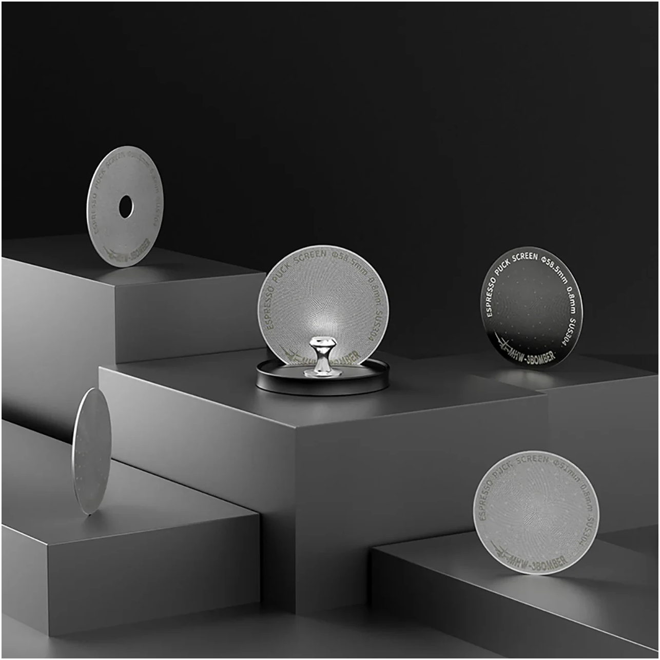 Сито для еспресо MHW-3Bomber з титановим покриттям 51 мм і товщиною 0,2 мм для ідеальної екстракції кави