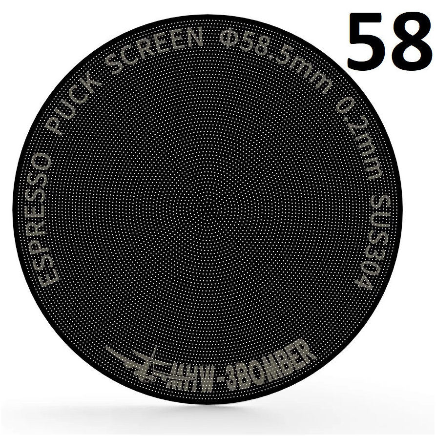 Сито для еспресо MHW-3Bomber з титановим покриттям, 58 мм, сверхтонке 0,2 мм для якісної екстракції кави